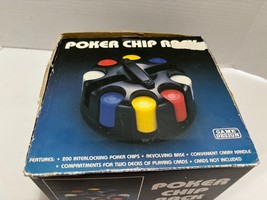 Rotary 200 Poker Chip &amp; Cards Carousel Tray Dispenser Casino Games Rack - £9.54 GBP