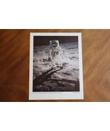 Vintage NASA 11x14 Photo/Print 69-HC-684 Aldrin Faceplate Reflects Armst... - $11.40