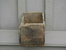 Antique Primitive Wooden Shipping Box Advertising for 410 2-1/2&quot; Shot Gu... - $46.52