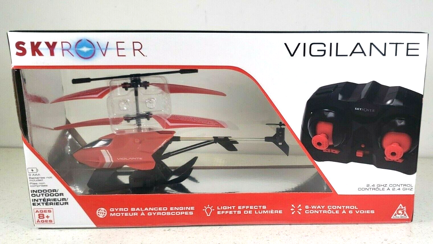 Skyrover Vigilante Helicopter Indoor/Outdoor 2.4GHz Remote Control - $21.42