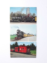 Vintage Edaville Train Engine Caboose Railroad Postcards Unposted Carver MA - £4.75 GBP