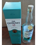 The Glenlivet 12 Years of Age Single Malt Scotch Whiskey Empty Bottle &amp; Box - $17.76 CAD