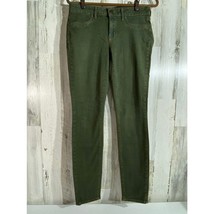 Rich &amp; Skinny Womens Jeans Size 29 30x29.5) Olive Army Green Low Rise - £19.54 GBP