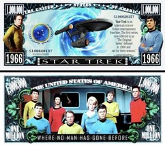 100 Pack Original Star Trek 1 Million Dollar Bills Collectible Funny Mon... - $24.69