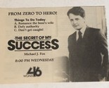 The Secret Of My Success Tv Guide Print Ad Michael J Fox TPA5 - £4.66 GBP