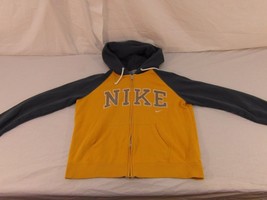 Children Youth Boy&#39;s Nike The Athletic Dept. Full Zipper Yellow Hoodie 3... - $13.81