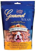 Loving Pets Gourmet Wraps Dog Treat Carrot &amp; Chicken 1ea/6 oz - £13.41 GBP