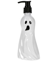 Spooky Halloween White Ghost Hand Soap Dispenser Plastic Refillable Scented-LIME - £11.40 GBP