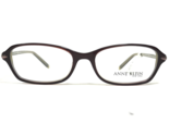 Anne Klein Eyeglasses Frames AK8043 132 Grey Red Rectangular Full Rim 50... - £41.28 GBP