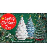 Light Up Holiday Christmas Tree 18" - Ceramic Bisque - Unpainted or Pain... - $150.00