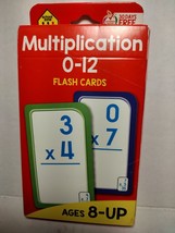School Zone Multiplication 0-12 Flash Cards Deck Home School Age 8+ - £7.58 GBP