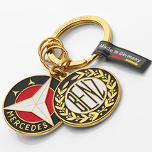 Key ring Mercedes-Benz Collection Gold Colored - £54.49 GBP