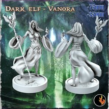 Vanora | Fantasy Elf Vol 1 * 35mm and 75mm Dungeons and Dragons Roleplay Miniatu - £5.58 GBP