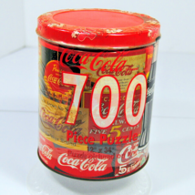 Sealed Vintage Coca Cola - Coke Advertising 700 Piece Jigsaw Puzzle in Tin Can - £7.50 GBP