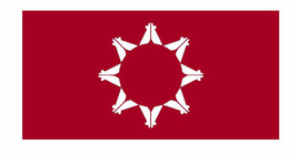 Oglala Sioux Tribe of the Pine Ridge Reservation Flag Sticker Decal F647 - £1.55 GBP+
