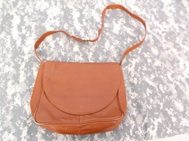Biacci Brown Leather Messenger Shoulder Handbag Purse 6455 - £11.50 GBP
