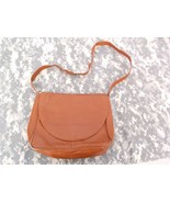 Biacci Brown Leather Messenger Shoulder Handbag Purse 6455 - £11.29 GBP
