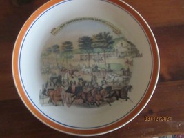 Currier And Ives &quot;Fast Trotter On Harlem Lane New York&quot; 1O Inch Plate - £10.98 GBP