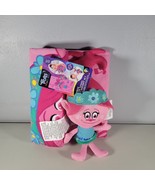 Kids Towel Trolls World Tour 2 Piece Bath and Scrubby Set Unused - £10.50 GBP