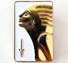 Vintage American Cancer Society Lapel Pin Gold Tone Enamel Filled Jewelr... - $19.99