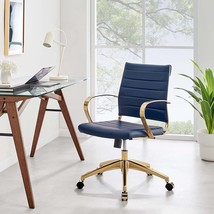 Modway Jive Office Chair In Gold Navy. - £242.18 GBP