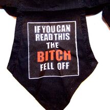 BITCH FELL OFF SKULL BANDANA CAP #207 head wrap durag - $2.84