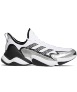 ADIDAS SM IMPACT FLX MEN&#39;S SHOES White/Black/Silver GX8109 sz 12 13 - $66.86 CAD