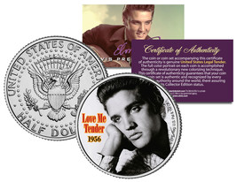 Elvis Presley - Movie * Love Me Tender * Jfk Kennedy Half Dollar Coin *Licensed* - £6.69 GBP