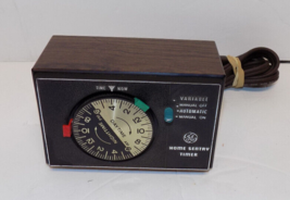 GE Electric HOME SENTRY Power Lamp Light TIMER 8136 WALNUT - $11.45