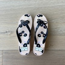Kate Spade Platform Floral Sandals Pink Black sz 8/8.5 - $34.99