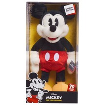 Disney Mickey Mouse 90th Anniversary Special Edition Poseable Plush Nib - £31.97 GBP