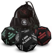 Exercise Dice - Fitness Workout Gear For Home Gym Equipment And Accessories, Per - £60.07 GBP