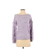 NY &amp; Co Purple Fringe Sweater NWT Small - $24.74