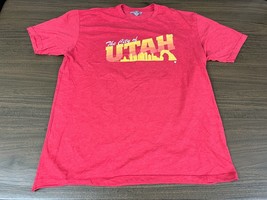 Utah Jazz “The City of Utah” Breaking-T Men’s Red T-Shirt - XL - £3.15 GBP