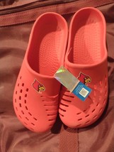 FOCO Louisville Cardinals Women&#39;s Medium Clogs NWT size 7-8 - £11.99 GBP