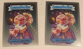 Jelly Kelly Babbling Brooke Garbage Pail Kids  Lot Of 2 Chrome 2020 - $3.95