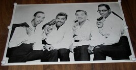Smokey Robinson &amp; Miracles Poster Vintage 1967 Famous Faces Hippie Head ... - $249.99