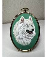 Original VTG Signed Framed Dog Art By Elsie F. Warner On Paper 4 1/2”X 3... - $559.17 MXN