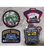 Lot of 4 SHOT SHOW Thru the Years PALMETTO Morale Tactical Patches - $461.55 MXN