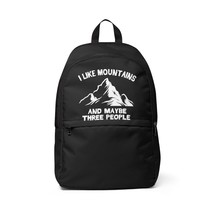 Unisex Waterproof Backpack with Mountain Design for Hiking, Travel and S... - £42.57 GBP