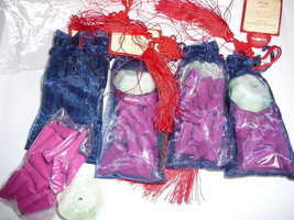Incense Passage to Asia Organza Bag 4 bags per set Rose NIB - $10.39