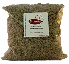 LAVANTA COFFEE GREEN COLT&#39;S COURAGE BLEND TWO POUND PACKAGE - $39.51