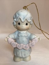 1987 Precious Moments You Have Touched So Many Hearts Noel Ornament #112356 - £8.93 GBP