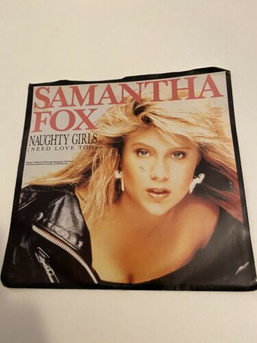 Samantha Fox Naughty Girls (Need Love Too) 45 Jive 1987 Pic Sleeve NM - $9.89