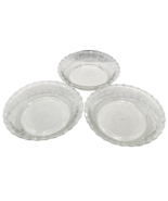 Vintage Pyrex 206 Clear Miniature Tart Pie Pans Lot of 3 - $40.39 CAD