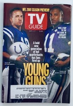 TV Guide Magazine September 1 2001 Peyton Manning Daunte Caulpepper NY Metro Ed. - £7.45 GBP