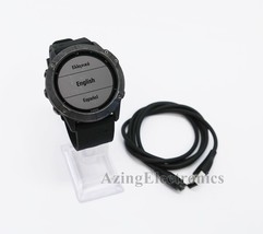 Garmin Fenix 6X Pro Solar Titanium Multisport GPS Smartwatch 51mm - Black/Gray - £181.91 GBP