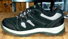 Cc-Los Men&#39;s Hiking Shoes 9-9.5 Black Leather Low Top Lace-up. - $416.33 MXN