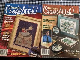 Crazy for cross stitch magazine January 2002 &amp; November 2001 - £5.59 GBP