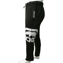 NWT ECKO UNLTD. MSRP $51.99 EMBROIDERY MEN&#39;S BLACK PULL ON JOGGER PANTS ... - £18.69 GBP